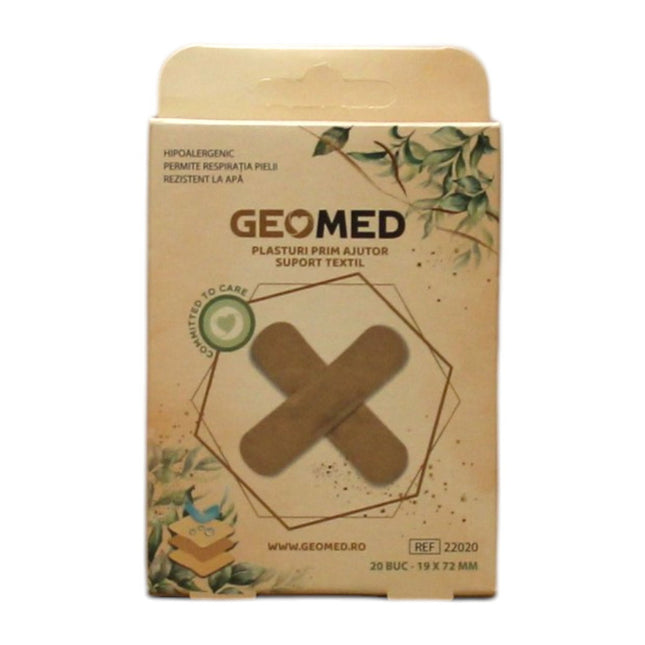 Geomed Set Geomed Geomed Protective – Wound Dressings Unisex, 19 x 72 mm, 20 pcs