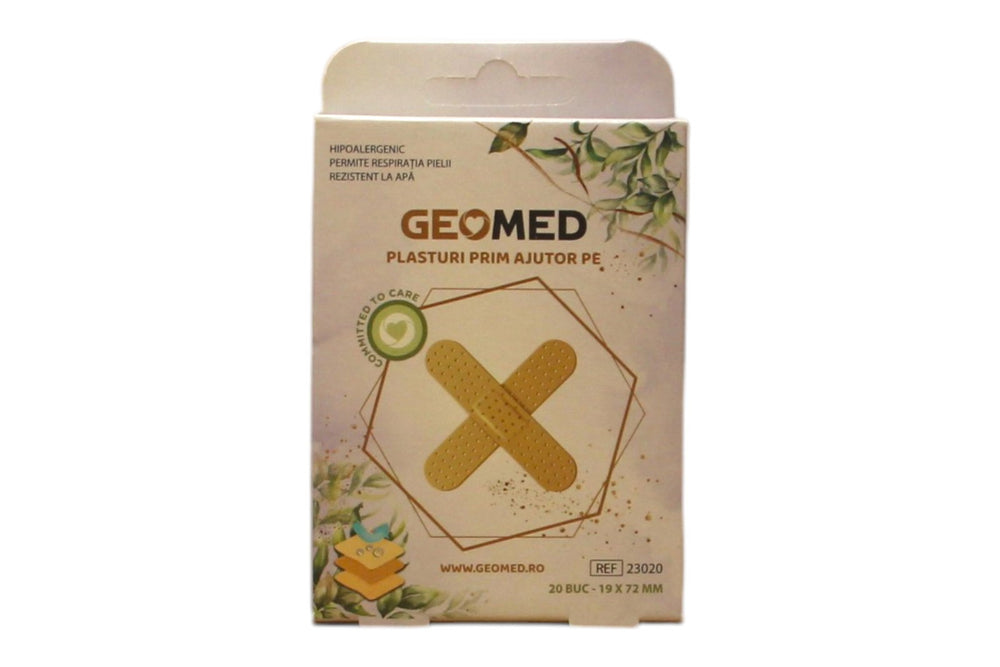 Geomed Set Geomed Geomed Protective – Wound Dressings Unisex, 19 x 72 mm, 20 pcs