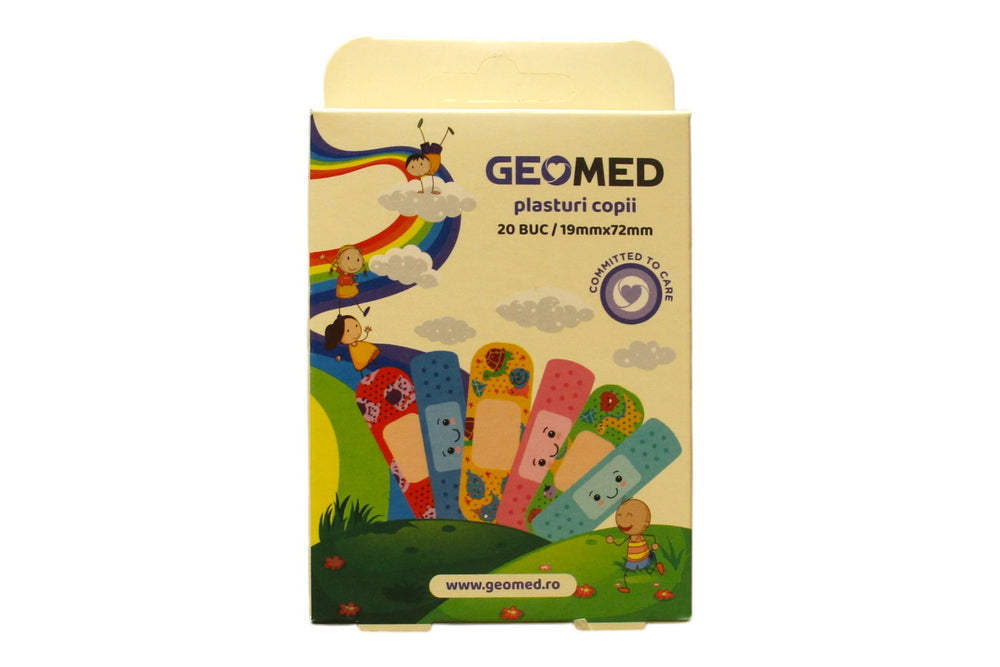 Geomed Set Geomed Geomed Protective – Wound Dressings for Children, 19 x 72 mm, 20 pcs