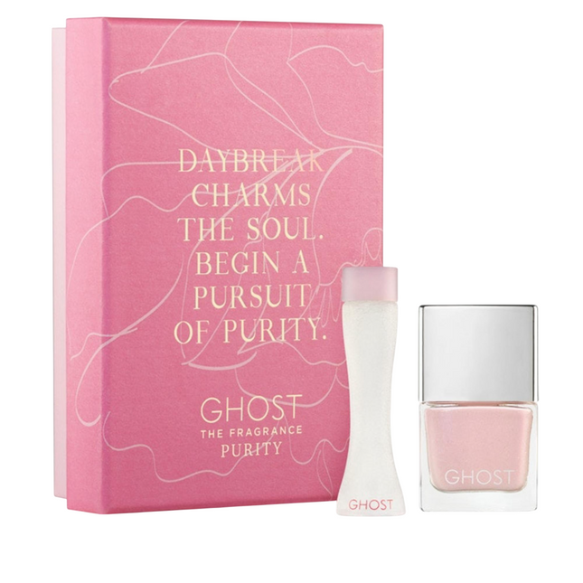 Ghost Set Ghost: Purity – Eau de Toilette for Women, 5 ml + Ghost, Nail Polish, 10 ml
