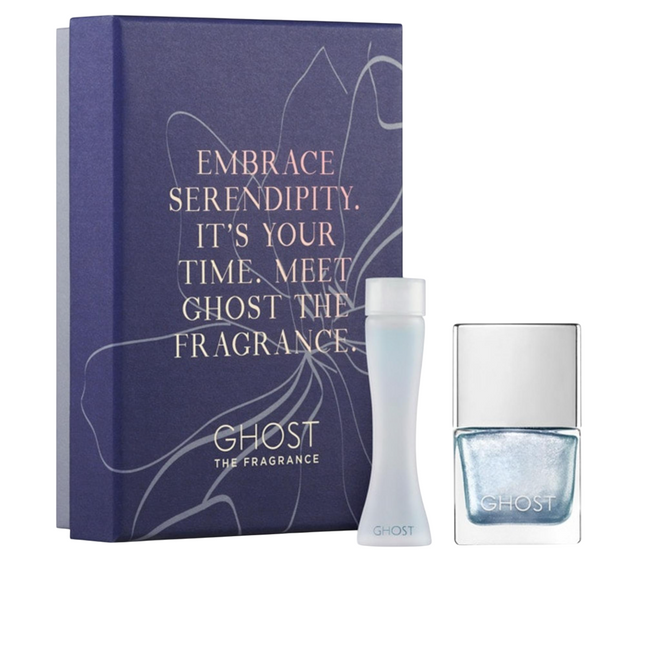 Ghost Set Ghost: The Fragrance – Eau de Toilette for Women, 5 ml + Ghost, Nail Polish, Metallic Blue, 10 ml