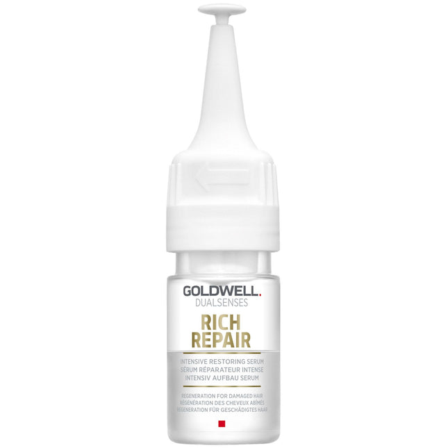 Goldwell Set Goldwell Dualsenses Rich Repair Repairing – Ampoules Treatment Serum for Women, For Hair, 12 pcs, 18 ml