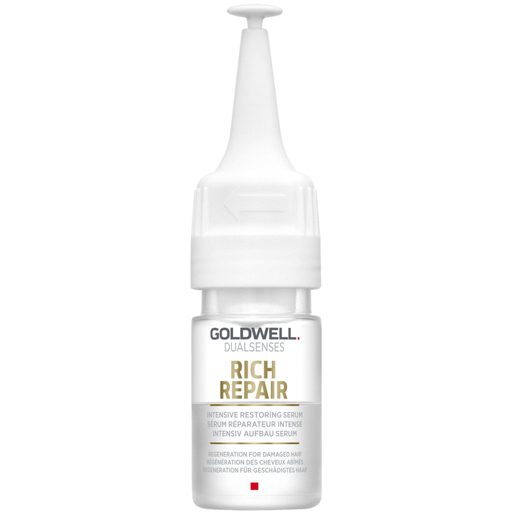 Goldwell Set Goldwell Dualsenses Rich Repair Repairing – Ampoules Treatment Serum for Women, For Hair, 12 pcs, 18 ml
