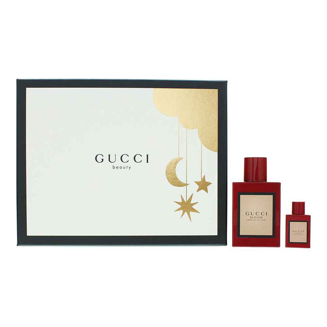 Gucci Set Gucci: Bloom Ambrosia Di Fiori Intense – Eau de Parfum for Women, 50 ml + Bloom Ambrosia Di Fiori Intense, 5 ml Miniature