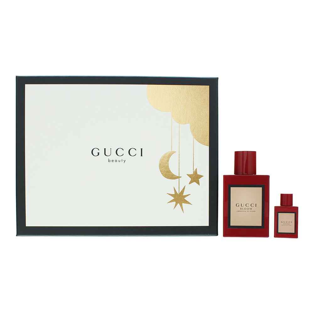 Gucci Set Gucci: Bloom Ambrosia Di Fiori Intense – Eau de Parfum for Women, 50 ml + Bloom Ambrosia Di Fiori Intense, 5 ml Miniature