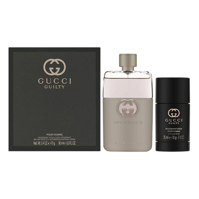 Gucci Set Gucci: Guilty – Eau de Toilette for Men, 90 ml + Guilty, Deodorant Stick, 75 g