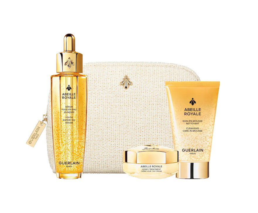Guerlain Set Guerlain: Abeille Royale Replumping – Oil for Women, For Face & Neck, 50 ml + Abeille Royale, Honey,…