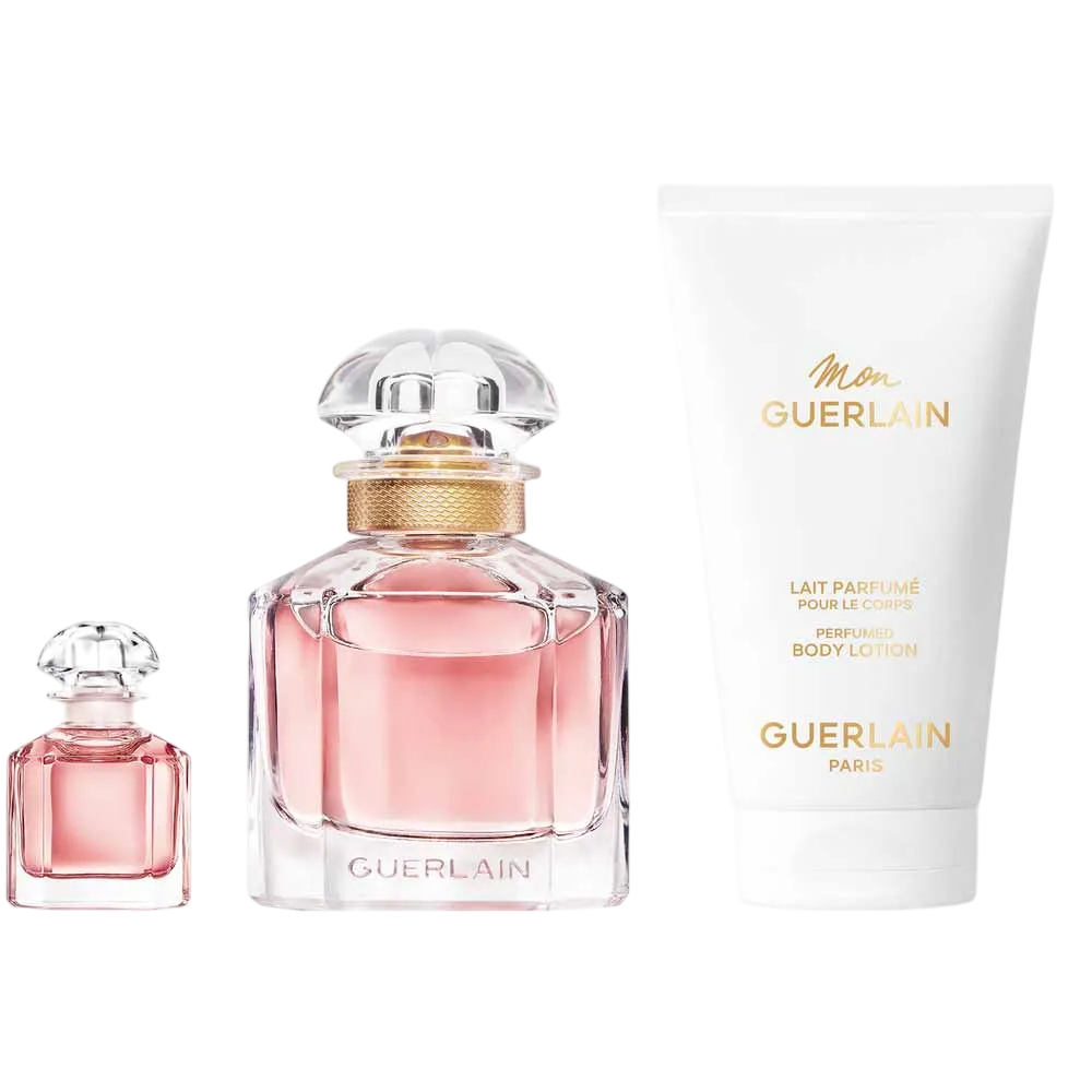 Guerlain Set Guerlain: Mon Guerlain – Eau de Parfum for Women, 50 ml + Mon Guerlain, 5 ml + Mon Guerlain, Body Lotion, Body, 75 ml