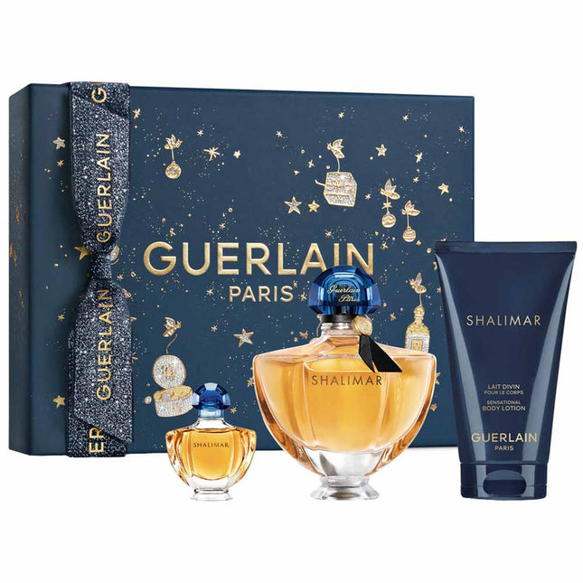 Guerlain Set Guerlain: Shalimar – Eau de Parfum for Women, 50 ml + Shalimar, 5 ml + Shalimar, Hydrating, Body Lotion, 75 ml