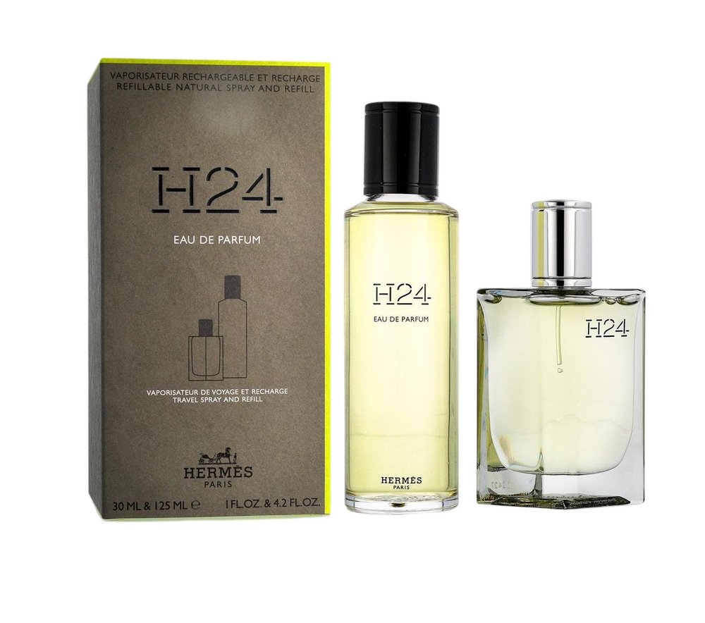 Hermes Set Hermes: H24 – Eau de Parfum for Men, 30 ml + H24, Refill, Refillable, 125 ml