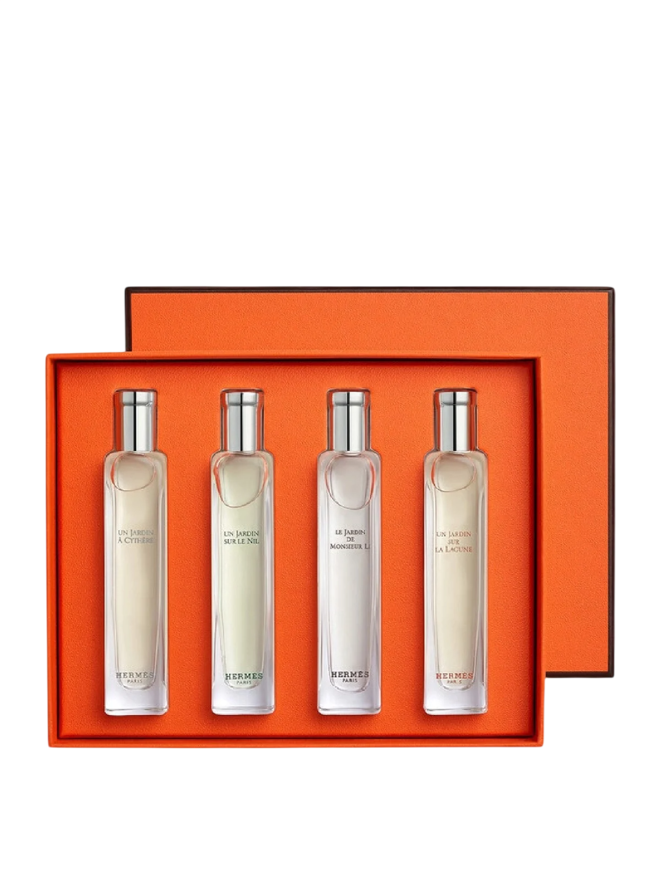 Hermes Set Hermes: Un Jardin A Cythere – Eau de Toilette for Women, 15 ml + Un Jardin Sur Le Nil, 15 ml + Le Jardin de…