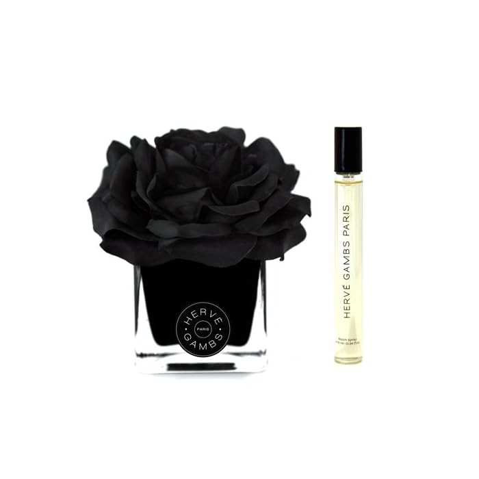 Herve Gambs Set Herve Gambs: Ombre Patchouli – Room Spray Unisex, 10 ml + Black Couture Flower, Porcelain, Aroma Reed…