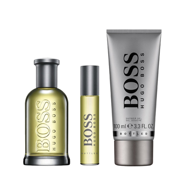 Hugo Boss Set Hugo Boss: Boss Bottled – Eau de Toilette for Men, 100 ml + Boss Bottled, 10 ml + Boss Bottled, Cleansing,…