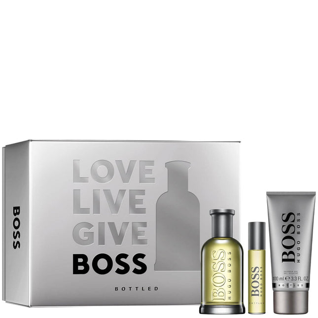 Hugo Boss Set Hugo Boss: Boss Bottled – Eau de Toilette for Men, 100 ml + Boss Bottled, 10 ml + Boss Bottled, Cleansing,…