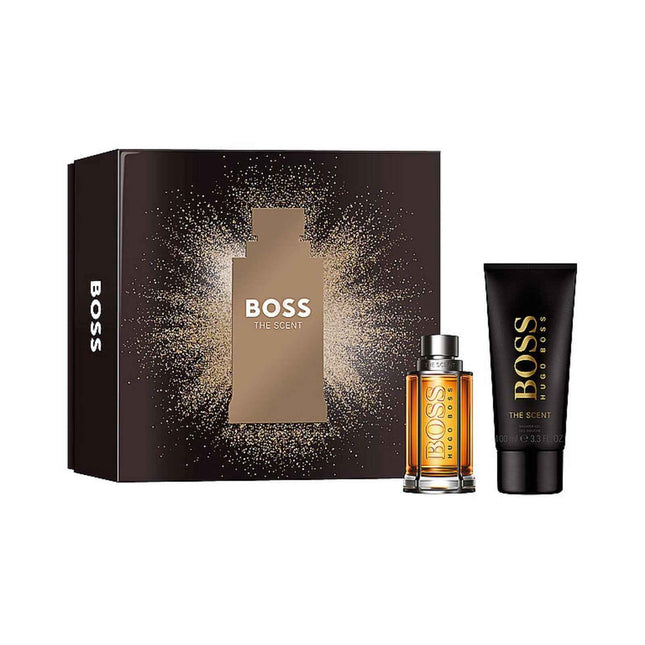 Hugo Boss Set Hugo Boss: The Scent – Eau de Toilette for Men, 50 ml + The Scent, Cleansing, Shower Gel, For All Skin Types, 100 ml