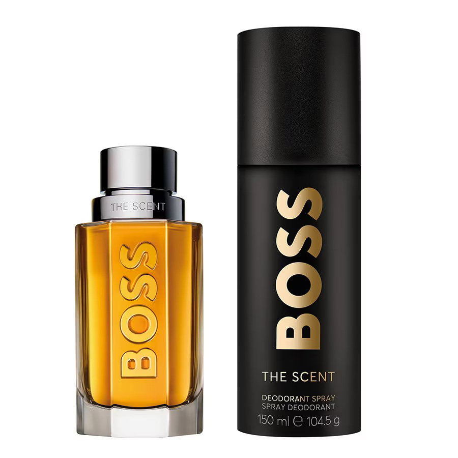 Hugo Boss Set Hugo Boss: The Scent Spicy – Deodorant Spray for Men, 150 ml + The Scent, Eau de Toilette, 50 ml