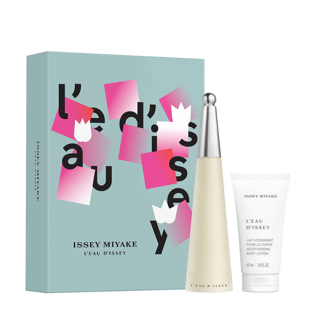 Issey Miyake Set Issey Miyake: L'Eau d'Issey – Eau de Toilette for Women, 50 ml + L'Eau d'Issey, Moisturizing, Body Lotion,…