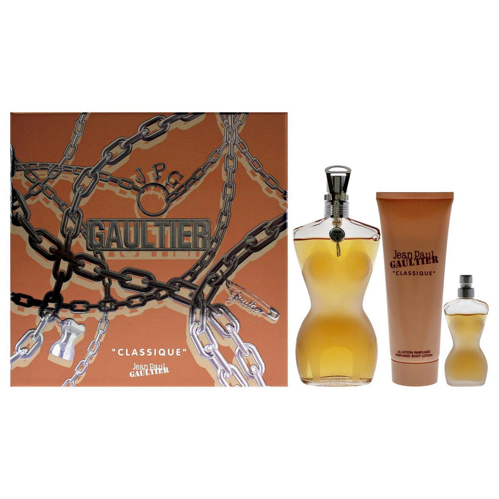 Jean Paul Gaultier Set Jean Paul Gaultier: Classique – Eau de Toilette for Women, 100 ml + Classique, 10 ml + Classique,…