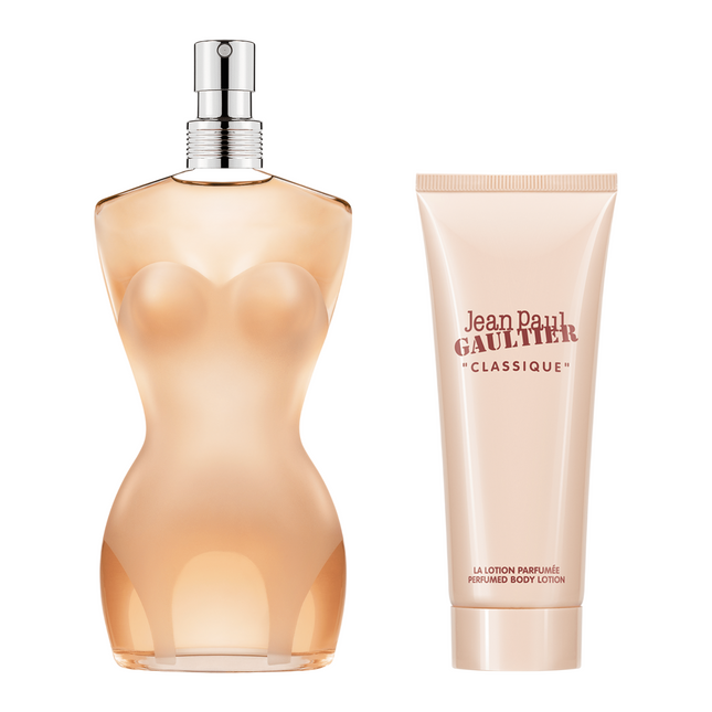 Jean Paul Gaultier Set Jean Paul Gaultier: Classique – Eau de Toilette for Women, 50 ml + Classique, Hydrating, Body…