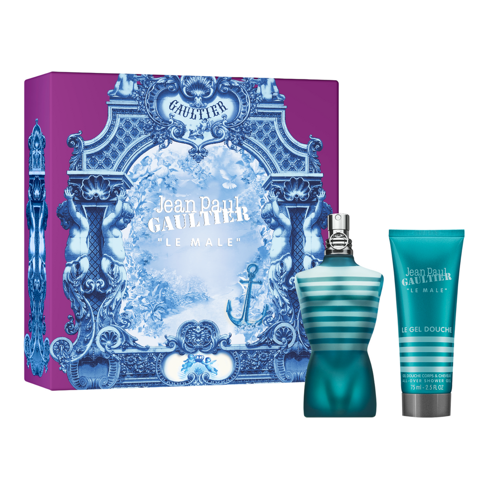Jean Paul Gaultier Set Jean Paul Gaultier: Le Male – Eau de Toilette for Men, 75 ml + Le Male, Cleansing, Shower Gel, For…