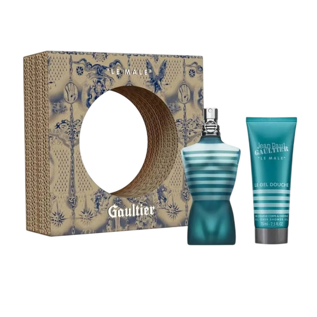 Jean Paul Gaultier Set Jean Paul Gaultier: Le Male – Eau de Toilette for Men, 75 ml + Le Male, Cleansing, Shower Gel, For…