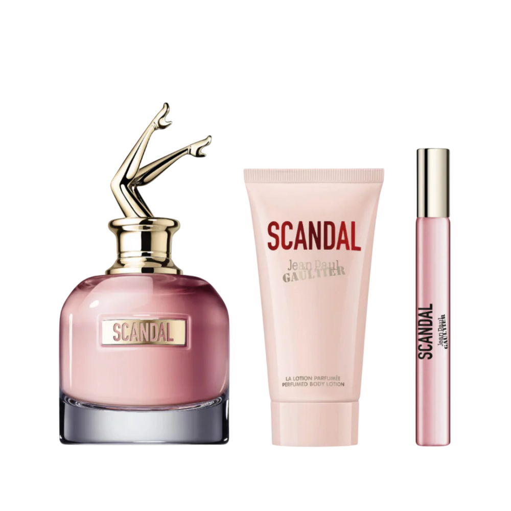 Jean Paul Gaultier Set Jean Paul Gaultier: Scandal – Eau de Parfum for Women, 50 ml + Scandal, 6 ml Miniature + Scandal,…