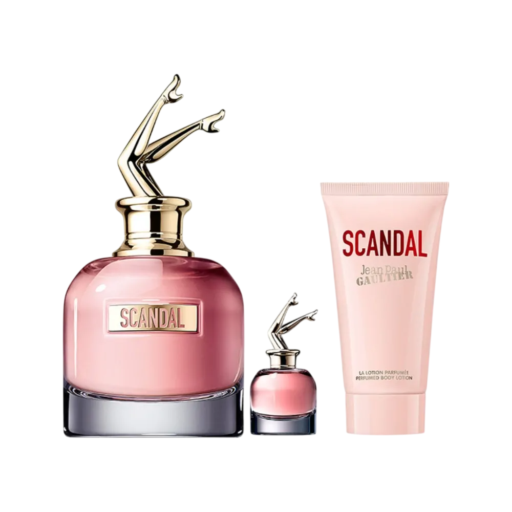 Jean Paul Gaultier Set Jean Paul Gaultier: Scandal Hydrating – Body Lotion for Women, 75 ml + Scandal, Eau de Parfum, 6 ml…