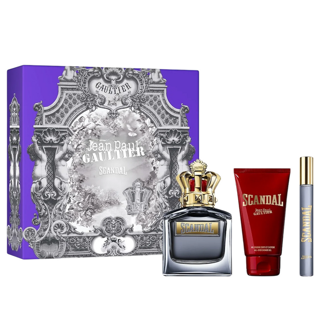 Jean Paul Gaultier Set Jean Paul Gaultier: Scandal Pour Homme – Eau de Toilette for Men, 100 ml + Scandal Pour Homme, 10 ml…