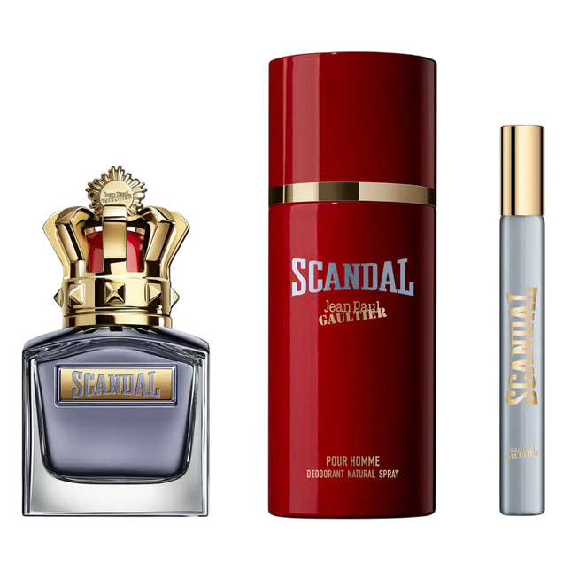 Jean Paul Gaultier Set Jean Paul Gaultier: Scandal Pour Homme – Eau de Toilette for Men, 50 ml + Scandal Pour Homme, 10 ml…