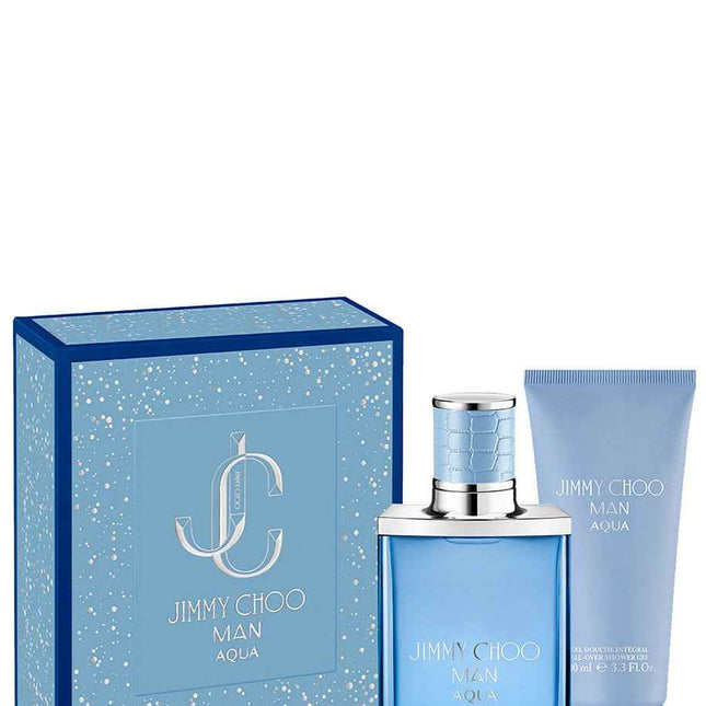 Jimmy Choo Set Jimmy Choo: Aqua – Eau de Toilette for Men, 50 ml + Aqua, Shower Gel, For All Skin Types, 100 ml
