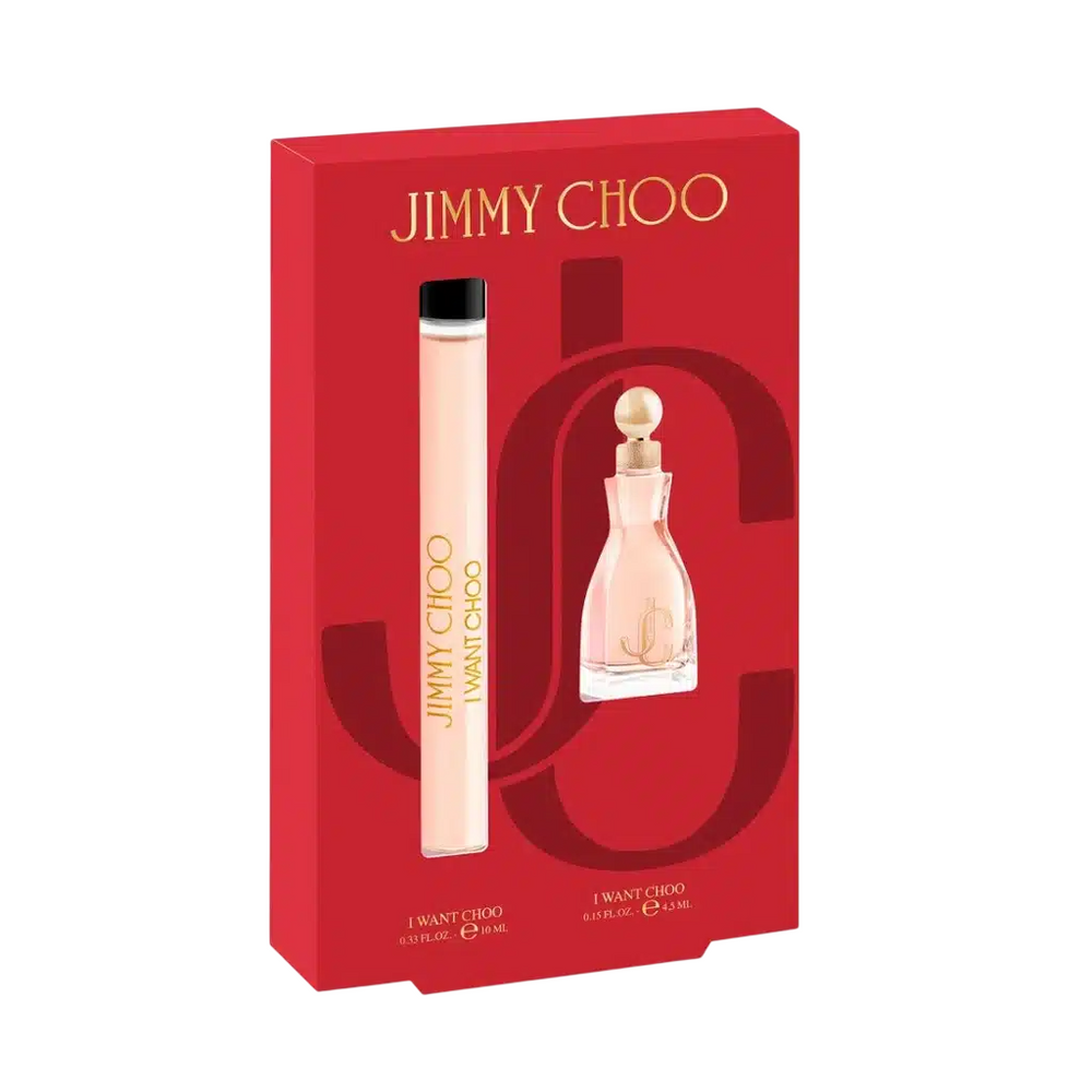 Jimmy Choo Set Jimmy Choo: I Want Choo – Eau de Parfum for Women, 10 ml + I Want Choo, 4.5 ml Miniature