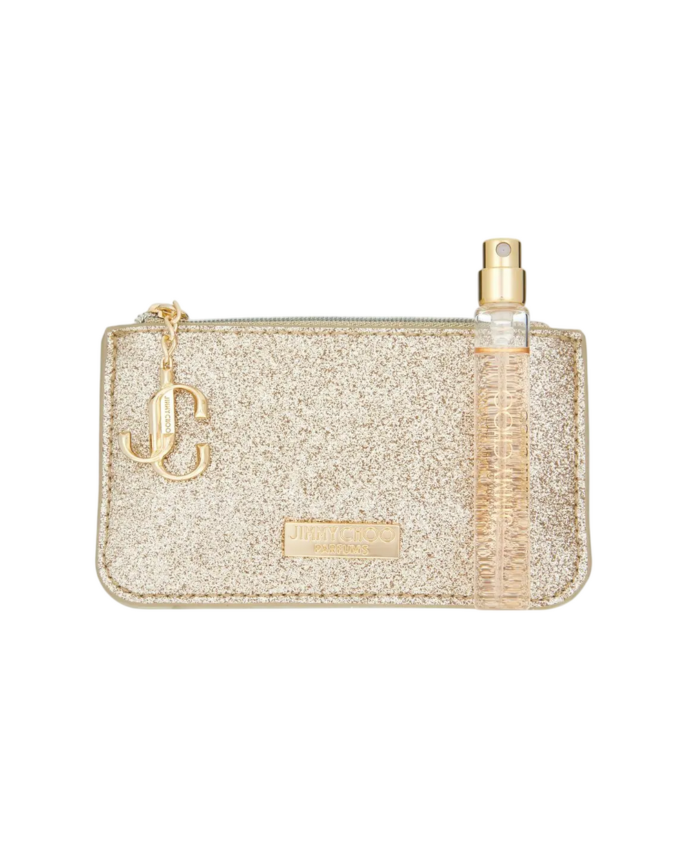 Jimmy Choo Set Jimmy Choo: I Want Choo – Eau de Parfum for Women, 7.5 ml + Jimmy Choo, GWP Textile Pouch, Gold