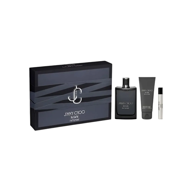 Jimmy Choo Set Jimmy Choo: Man Intense – Eau de Toilette for Men, 100 ml + Man Intense, 7.5 ml + Man Intense, Shower Gel,…