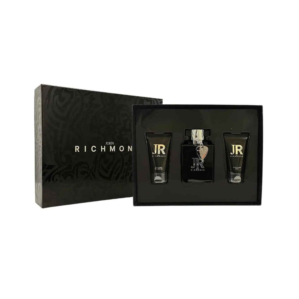 John Richmond Set John Richmond: Man – Eau de Parfum for Men, 100 ml + Man, Nourishing, Shower Gel, 50 ml + Man, Aftershave Balm, 50 ml