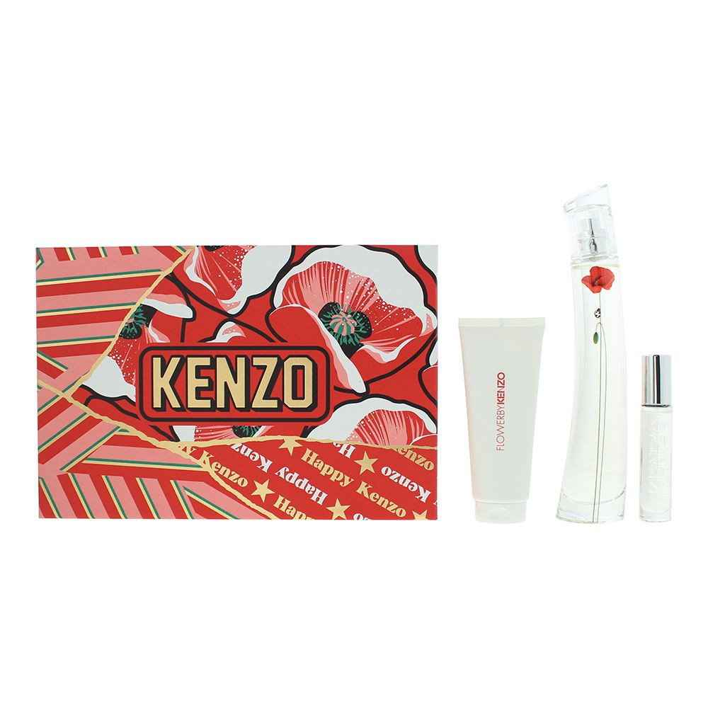 Kenzo Set Kenzo: La Recolte Parisienne – Eau de Parfum for Women, 75 ml + La Recolte Parisienne, 10 ml + La Recolte Parisienne, Hydrating, Body Lotion, 75 ml