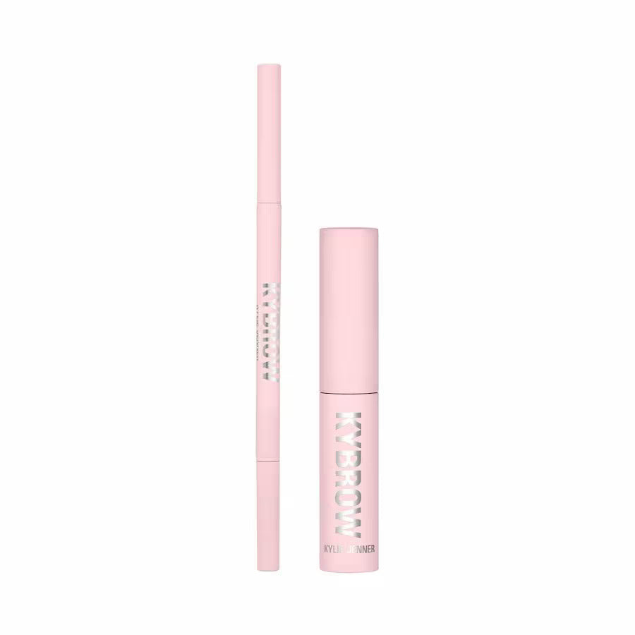 Kylie Cosmetics Set Kylie Cosmetics: Kybrow Defined – Eyebrow Cream Pencil & Brush 2-in-1 for Women, 005, Dark Brown, 0.09…