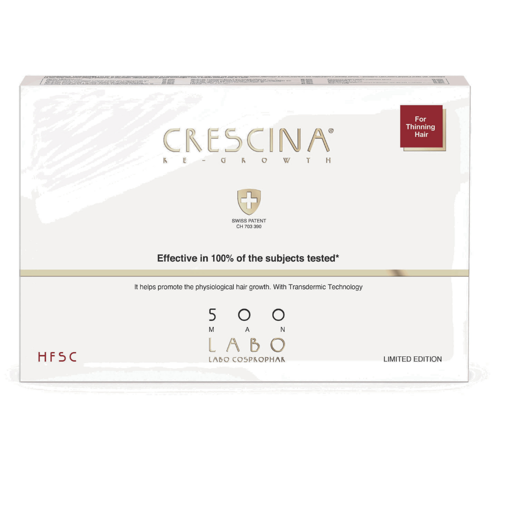 Labo Suisse Set Labo Suisse Crescina Transdermic HFSC 500 For Growth Stimulation – Ampoules Treatment Serum for Men, For…