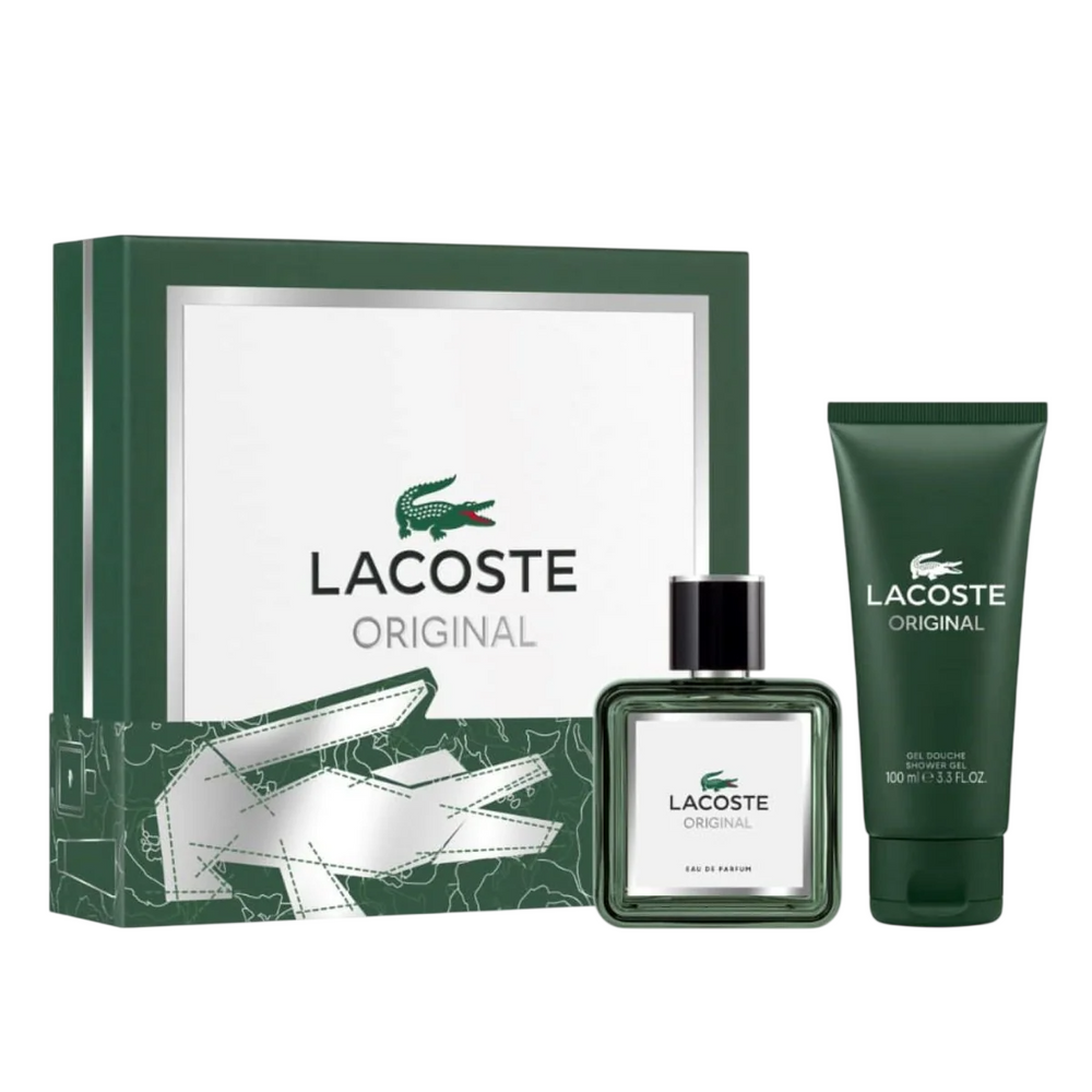 Lacoste Set Lacoste: Original – Eau de Parfum for Men, 60 ml + Original, Cleansing, Refreshing, Shower Gel, 100 ml