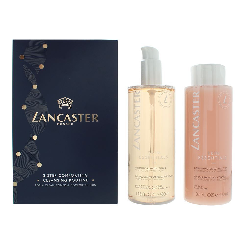 Lancaster Set Lancaster: Skin Essentials Vegan Hydration and Soothing – Tonic Lotion for Women, Face, 400 ml + Skin…
