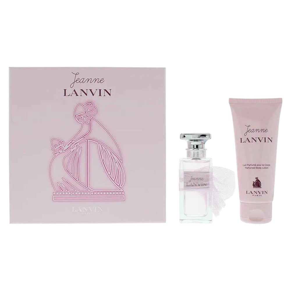 Lanvin Set Lanvin: Jeanne Lanvin – Eau de Parfum for Women, 50 ml + Jeanne Lanvin, Perfumed skin, Body Lotion, 100 ml
