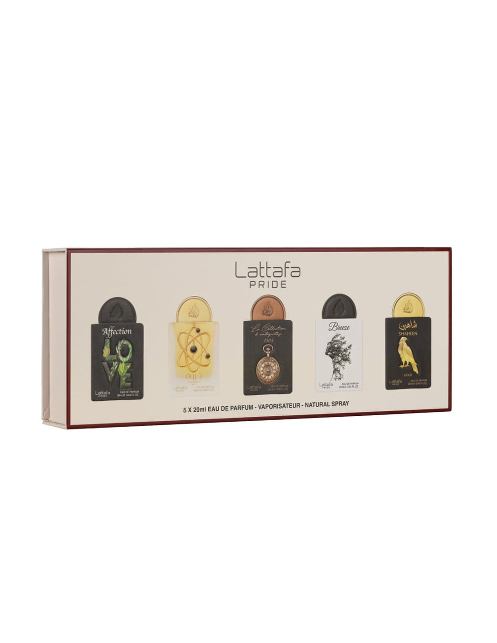 Lattafa Set Lattafa: Affection – Eau de Parfum Unisex, 20 ml + Tharwah Gold, 20 ml + Watch1505, 20 ml + Breeze, 20 ml +…