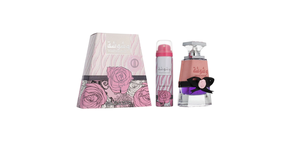 Lattafa Set Lattafa: Washwasha – Eau de Parfum for Women, 100 ml + Washwasha, Body Spray, 50 ml