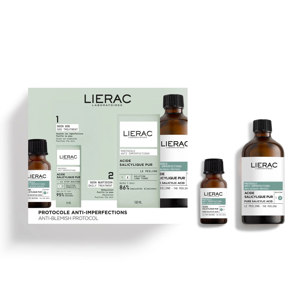 Lierac Set Lierac: Anti-Blemish Protocol Stop Spots Anti Spot – Local Treatment Cream for Women, For Face, 15 ml +…