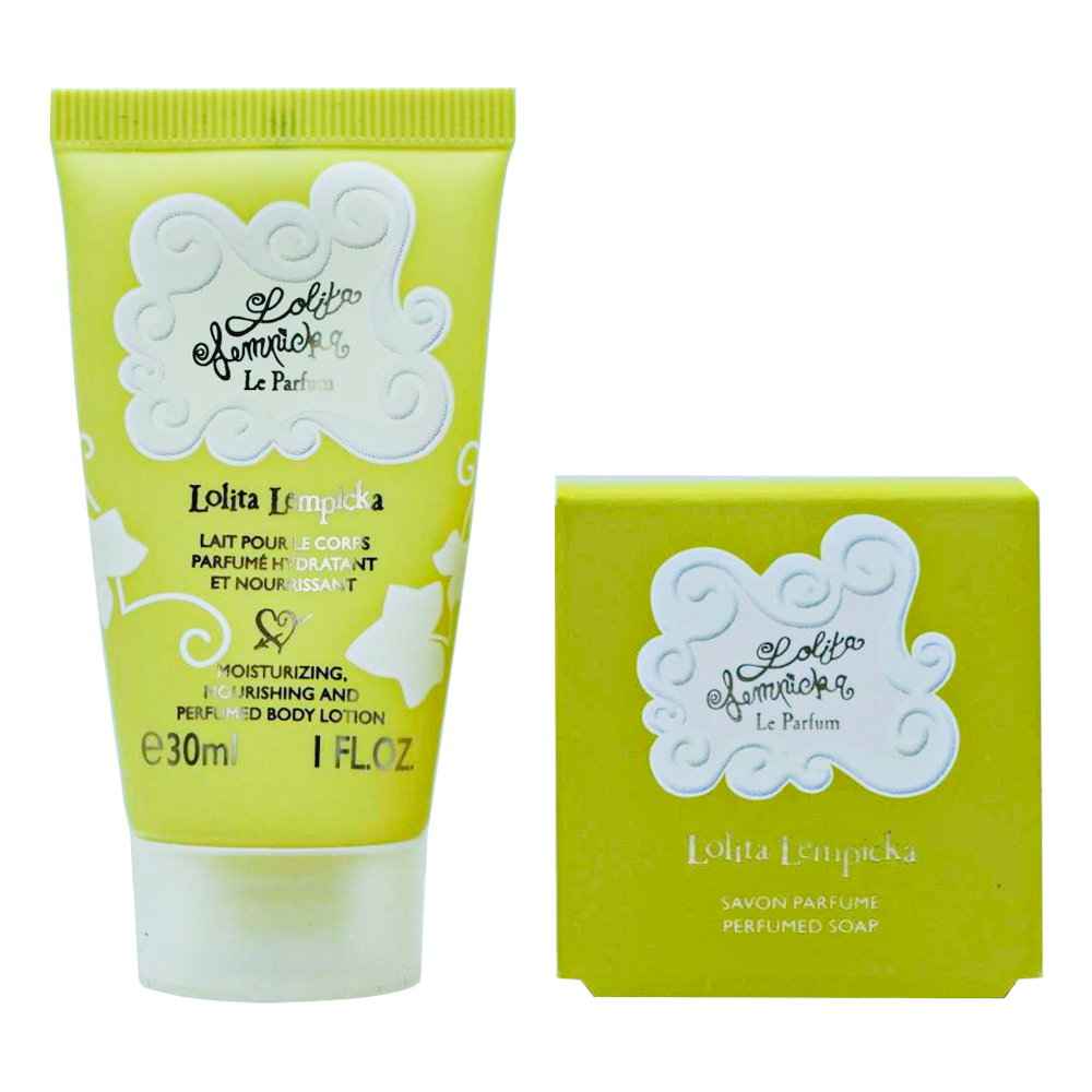 Lolita Lempicka Set Lolita Lempicka: Mon Premier Parfum for Women, Moisturizing, Body Milk, 30 ml + Mon Premier Parfum, Scented Soap Bar, 25 g Miniature
