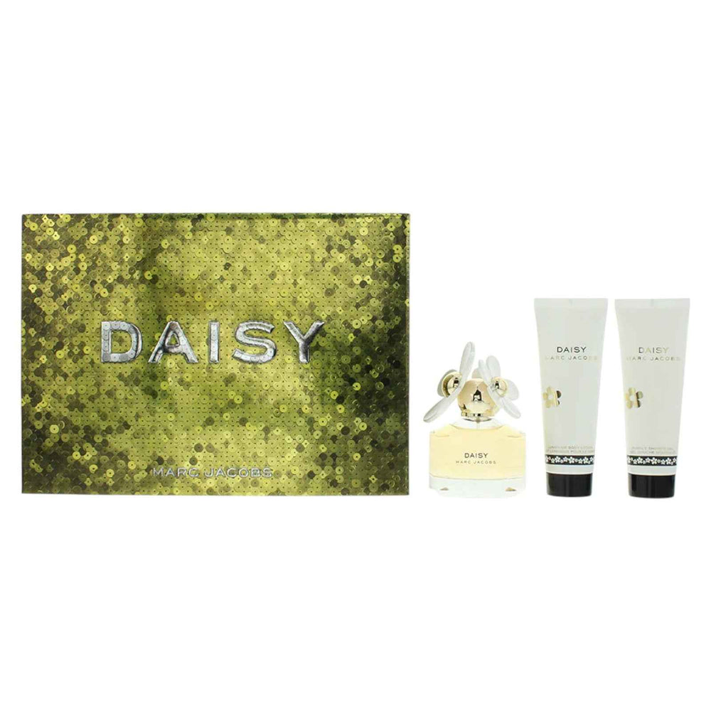 Marc Jacobs Set Marc Jacobs: Daisy – Eau de Toilette for Women, 50 ml + Daisy, Hydrating, Body Lotion, 75 ml + Daisy, Shower Gel, All Skin Types, 75 ml