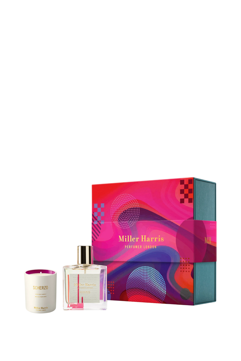 Miller Harris Set Miller Harris: Scherzo – Eau de Parfum Unisex, 50 ml + Scherzo, Scented Candle, 75 g