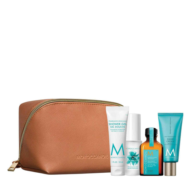 Moroccanoil Set Moroccanoil: Brumes Du Maroc for Women, Hair Scented Mist, 30 ml + Hydration, Hair Oil Treatment, Hydrating, 25 ml + Fragrance Originale, Hyaluronic Acid, Nourishing, Hand Cream, 40 ml + Moroccanoil,…