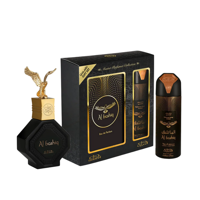Nabeel Set Nabeel: Fulad – Eau de Parfum for Men, 100 ml + Fulad, Deodorant Spray, 100 ml