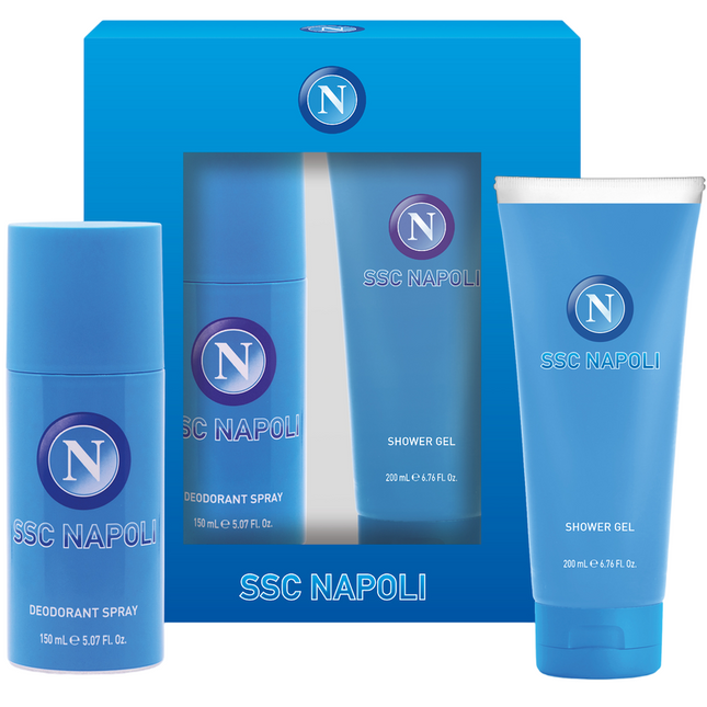 Ssc Napoli Set Ssc Napoli: Napoli Cleansing – Shower Gel for Men, For All Skin Types, 200 ml + Napoli, Anti-Perspirant,…
