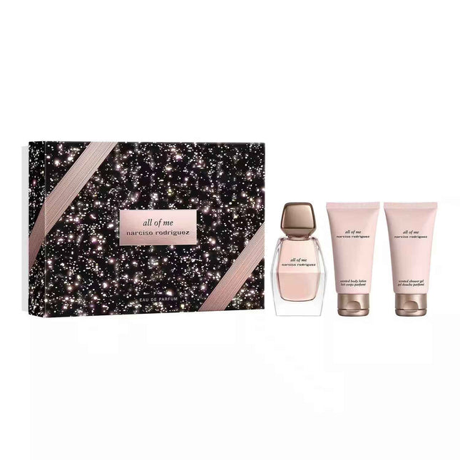 Narciso Rodriguez Set Narciso Rodriguez: All Of Me – Eau de Parfum for Men, 50 ml + All Of Me, Hydrating, Body Lotion, 50 ml + All Of Me, Cleansing, Shower Gel, All Over The Body, For All Skin Types, 50 ml